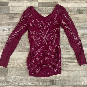 Maroon color blouse